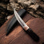 Premium Custom Hunting Knife – 10" Damascus Steel with Wenge Handle - Korvel