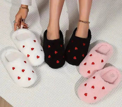 Chaussons Fluffy Cushy Heart