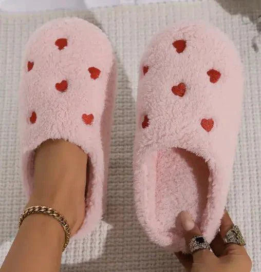 Chaussons Fluffy Cushy Heart