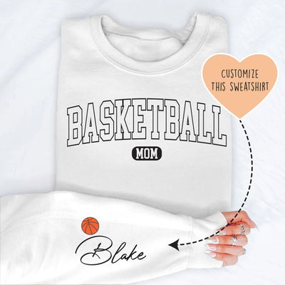 Sweatshirt personnalisé pour maman de basketball
