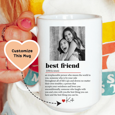 Custom Best Friend Mug - Personalized Drinkware