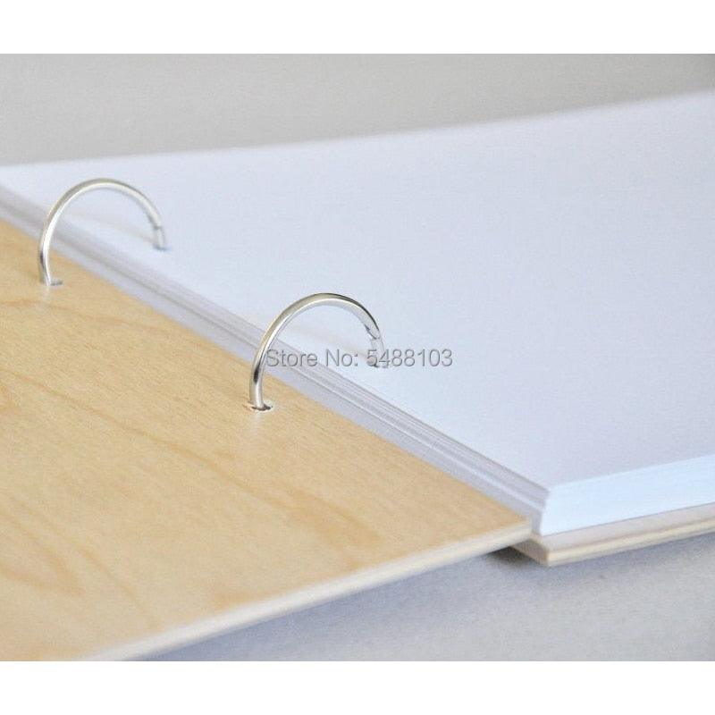 Libro de visitas y álbum de fotos de boda con grabado personalizado de árbol de roble