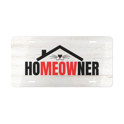Personalized Cat-Themed Vanity Plate - Perfect for Pet Enthusiasts - Korvel
