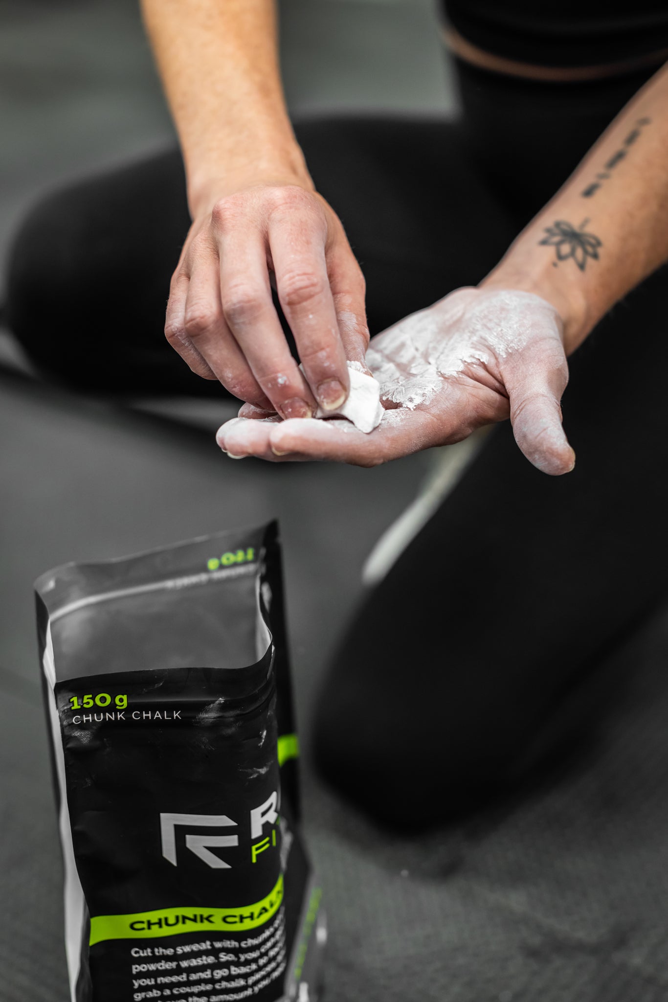 Rage Fitness Premium Chunk Chalk for Ultimate Grip - Korvel