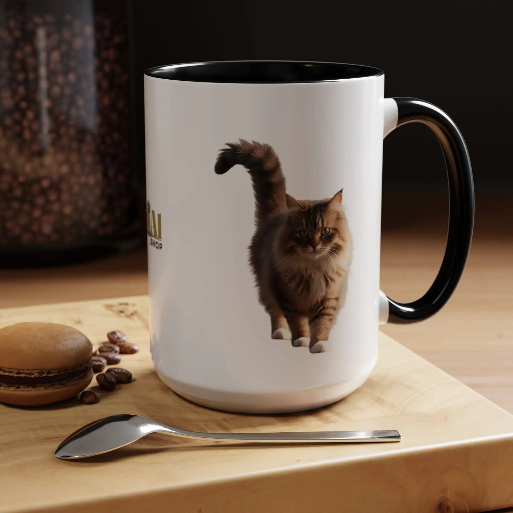 Adorable Cat-Themed Coffee Mug - Ideal Gift for Cat Lovers - Korvel
