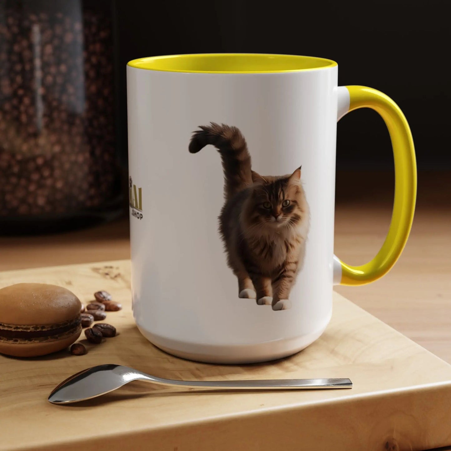Adorable Cat-Themed Coffee Mug - Ideal Gift for Cat Lovers - Korvel