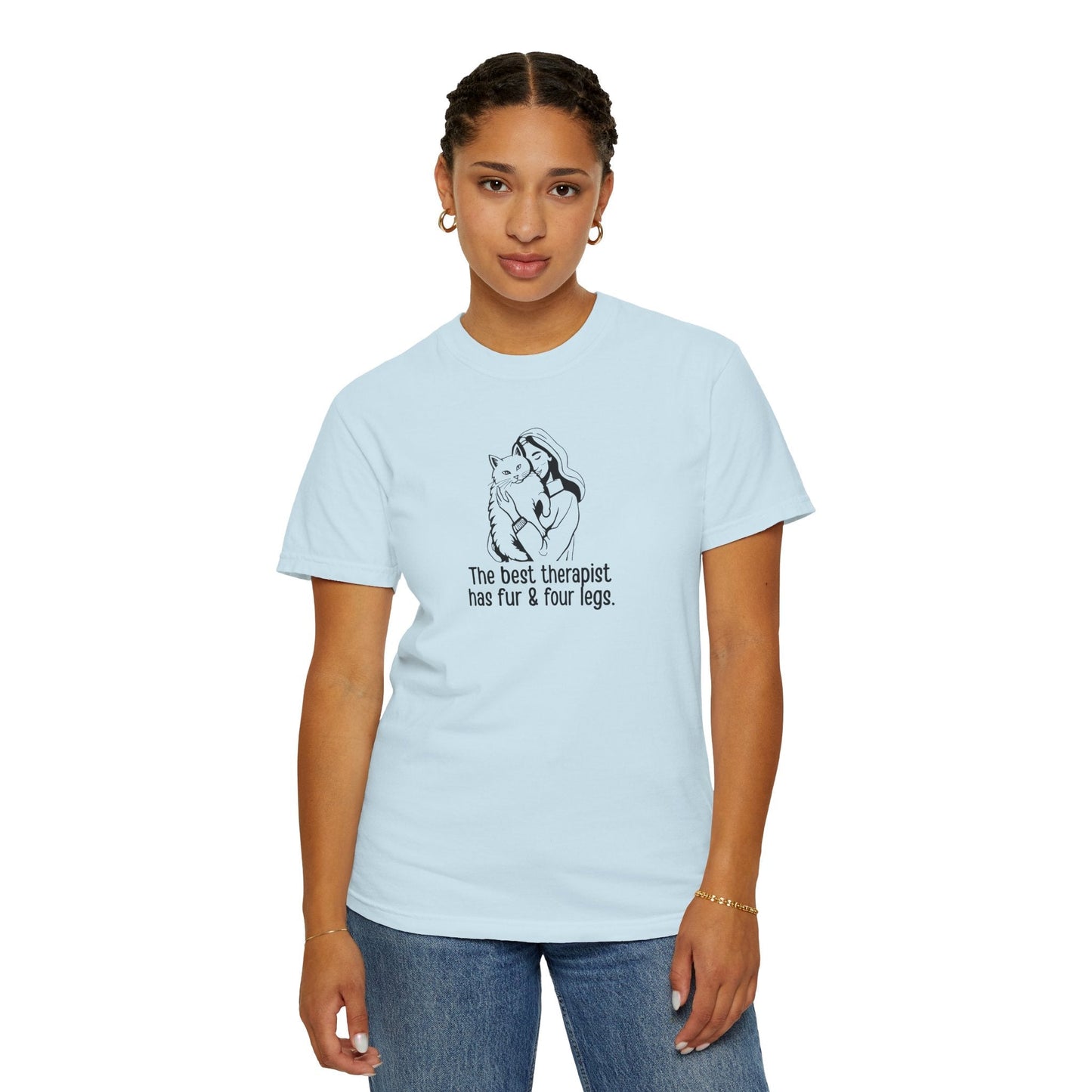 T-shirt unisexe Thérapie Animaux Mignons