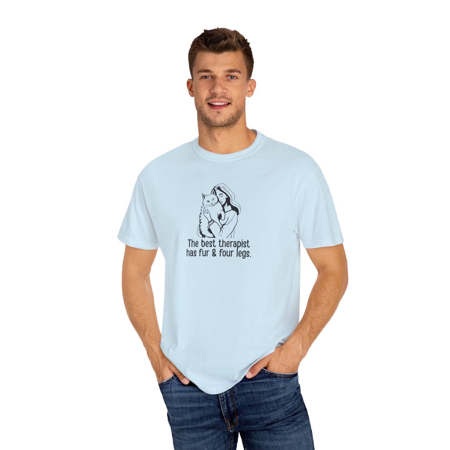 T-shirt unisexe Thérapie Animaux Mignons