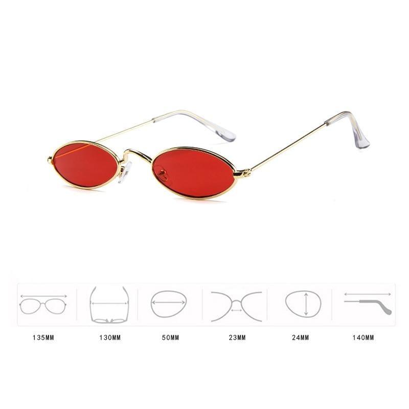 Gafas de sol redondas negras de inspiración vintage para mujeres