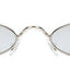 Gafas de sol redondas negras de inspiración vintage para mujeres