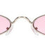 Gafas de sol redondas negras de inspiración vintage para mujeres
