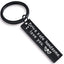 Elegant Black Stainless Steel Drive Safe Keychain Gift