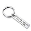 Elegant Black Stainless Steel Drive Safe Keychain Gift