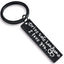 Elegant Black Stainless Steel Drive Safe Keychain Gift