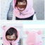 Balaclava de Invierno con Oso de Caricatura para Niños