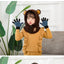 Balaclava de Invierno con Oso de Caricatura para Niños