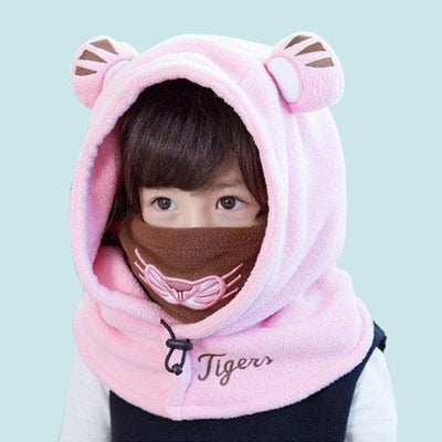 Cagoule d'hiver en cartoon ours mignon pour enfants