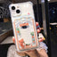 Adorable Cartoon-Themed Wallet Phone Case for iPhone 14 Pro Max & More - Shockproof & Stylish - Korvel