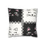 Housse de coussin en faux suède de chat mignon - Parfaite pour les amoureux des chats