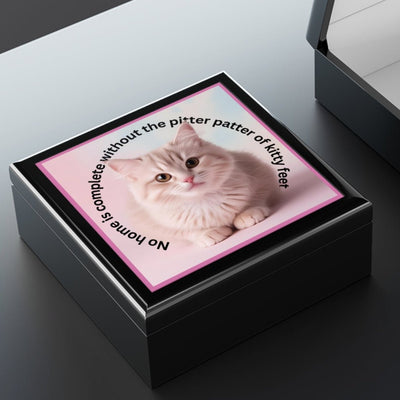 Charming Cat Jewelry Box for Cat Lovers