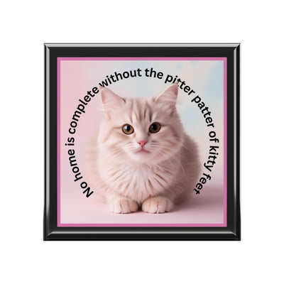 Charming Cat Jewelry Box for Cat Lovers