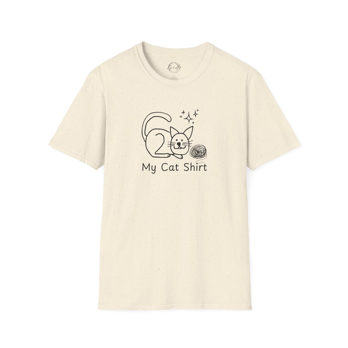 Camiseta Encantadora para Amantes de los Gatos - Tee Unisex Softstyle