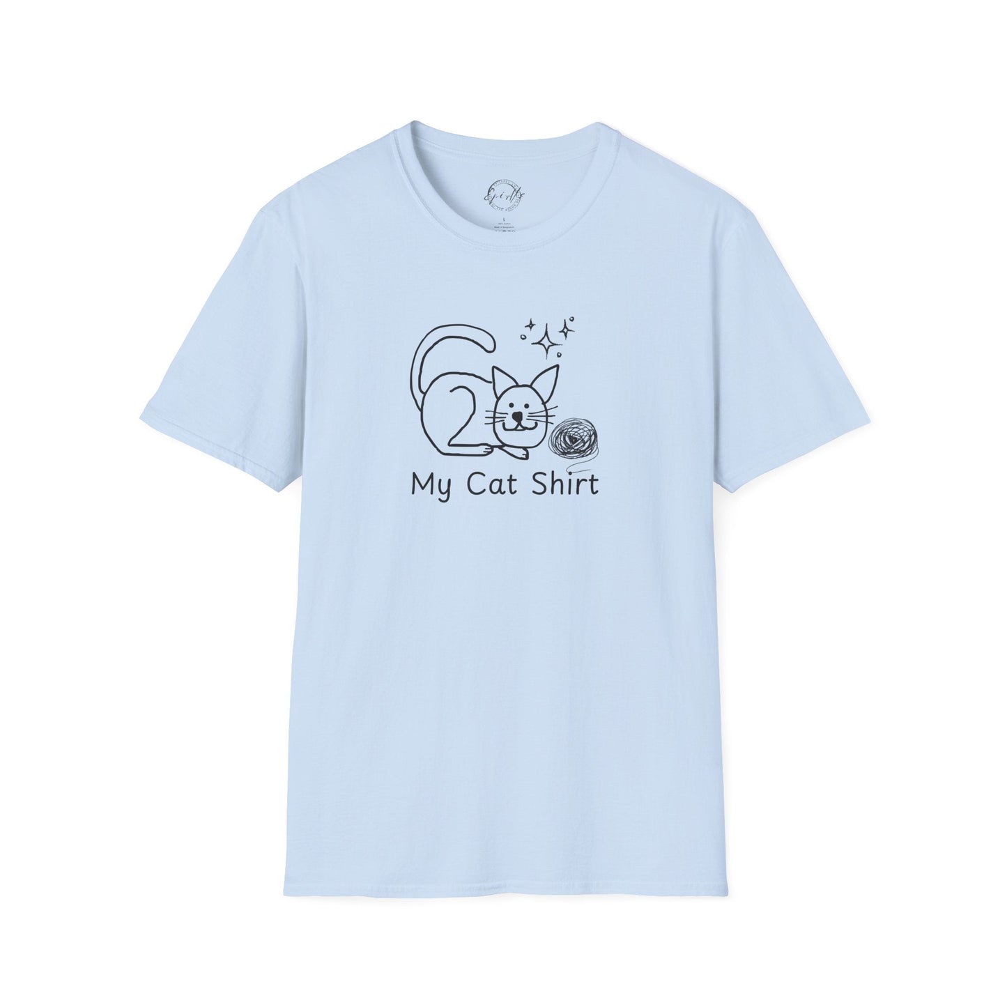 Camiseta Encantadora para Amantes de los Gatos - Tee Unisex Softstyle