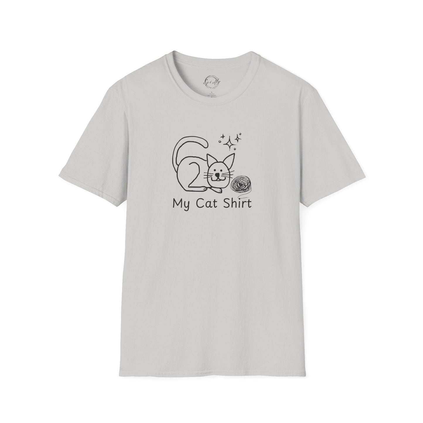 Camiseta Encantadora para Amantes de los Gatos - Tee Unisex Softstyle