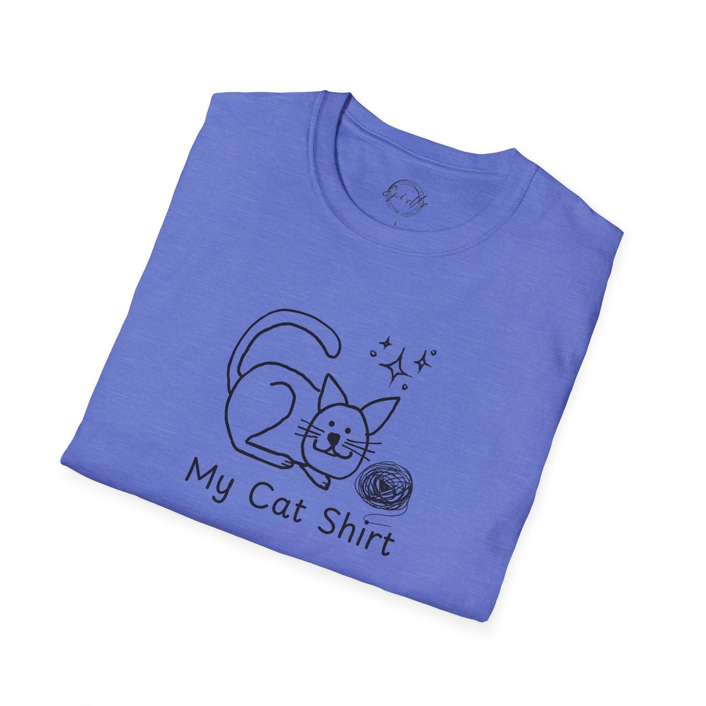 Camiseta Encantadora para Amantes de los Gatos - Tee Unisex Softstyle