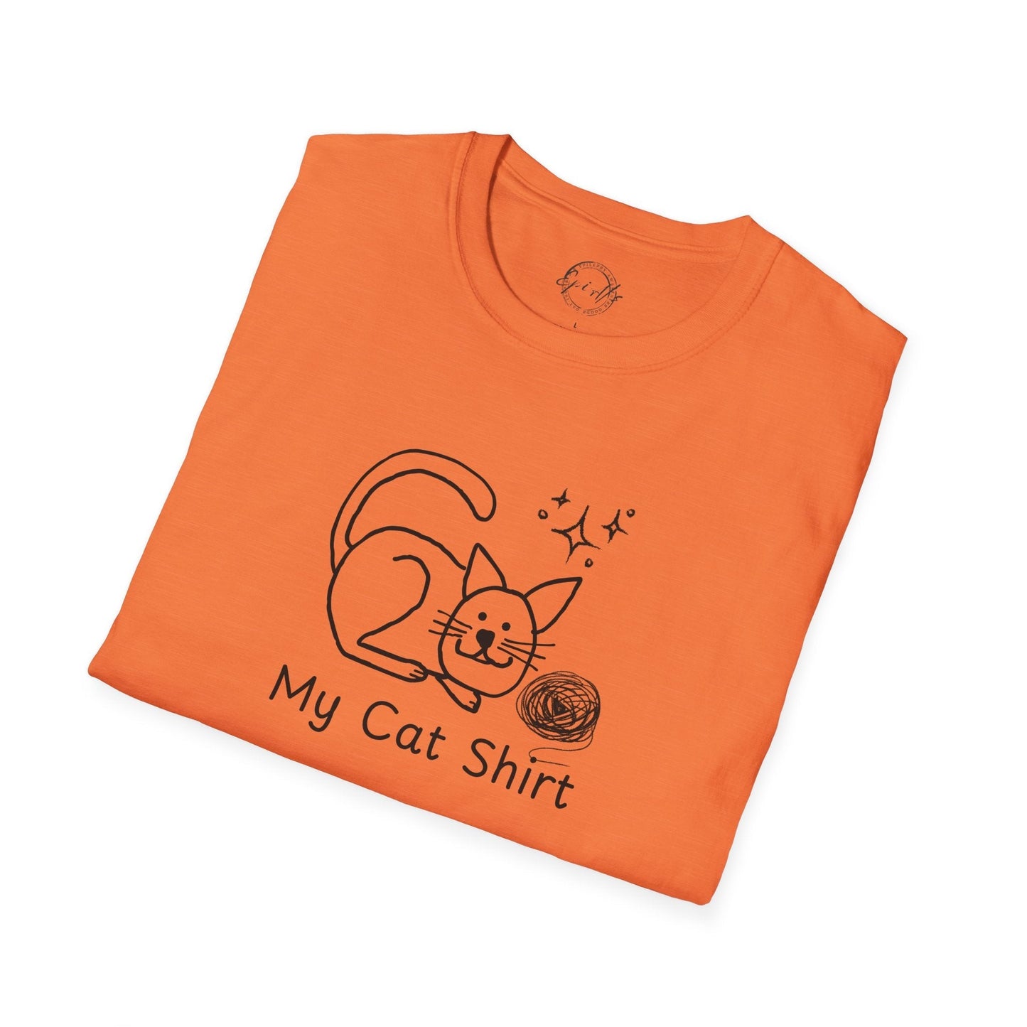 Camiseta Encantadora para Amantes de los Gatos - Tee Unisex Softstyle