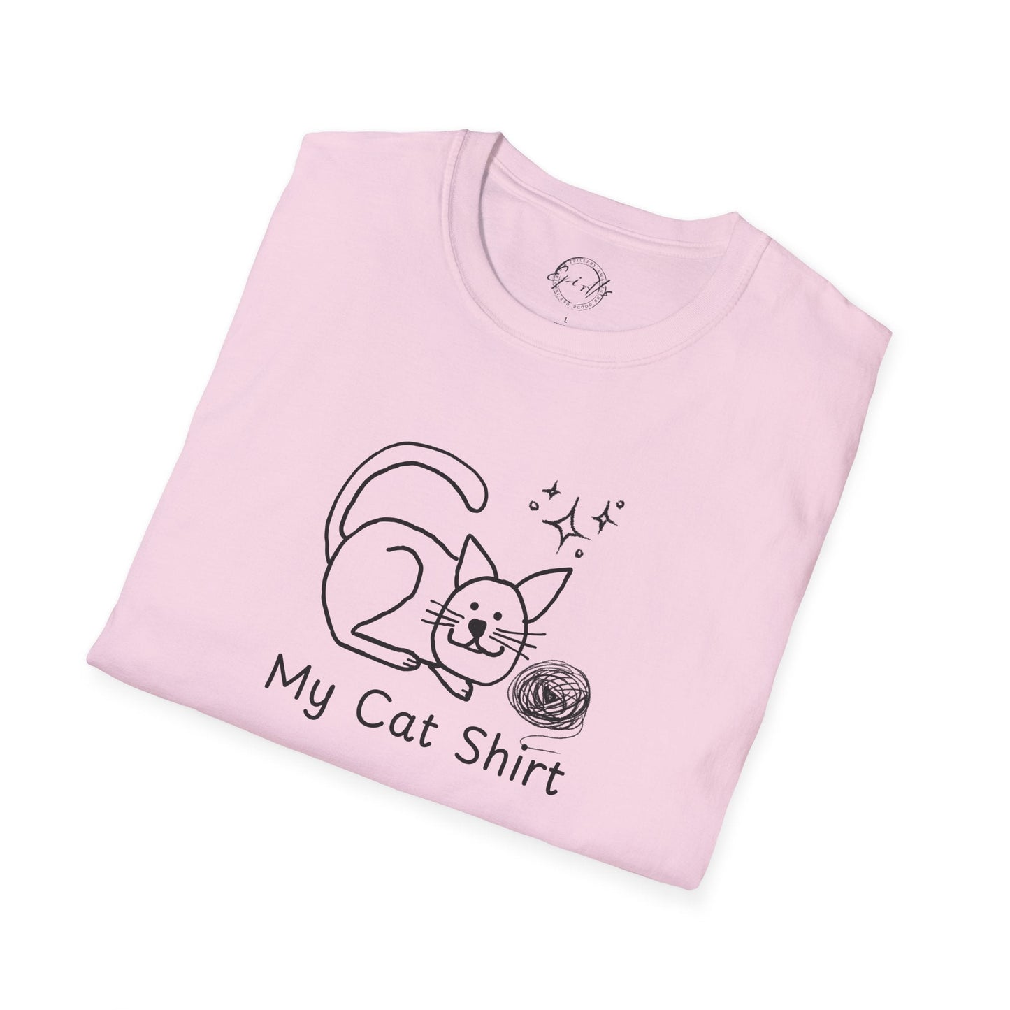 Camiseta Encantadora para Amantes de los Gatos - Tee Unisex Softstyle