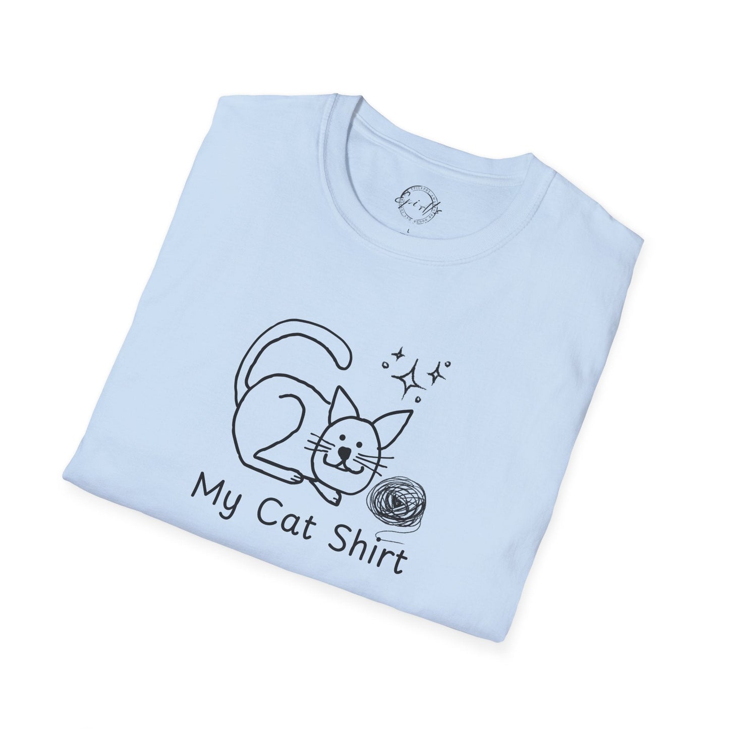 Camiseta Encantadora para Amantes de los Gatos - Tee Unisex Softstyle