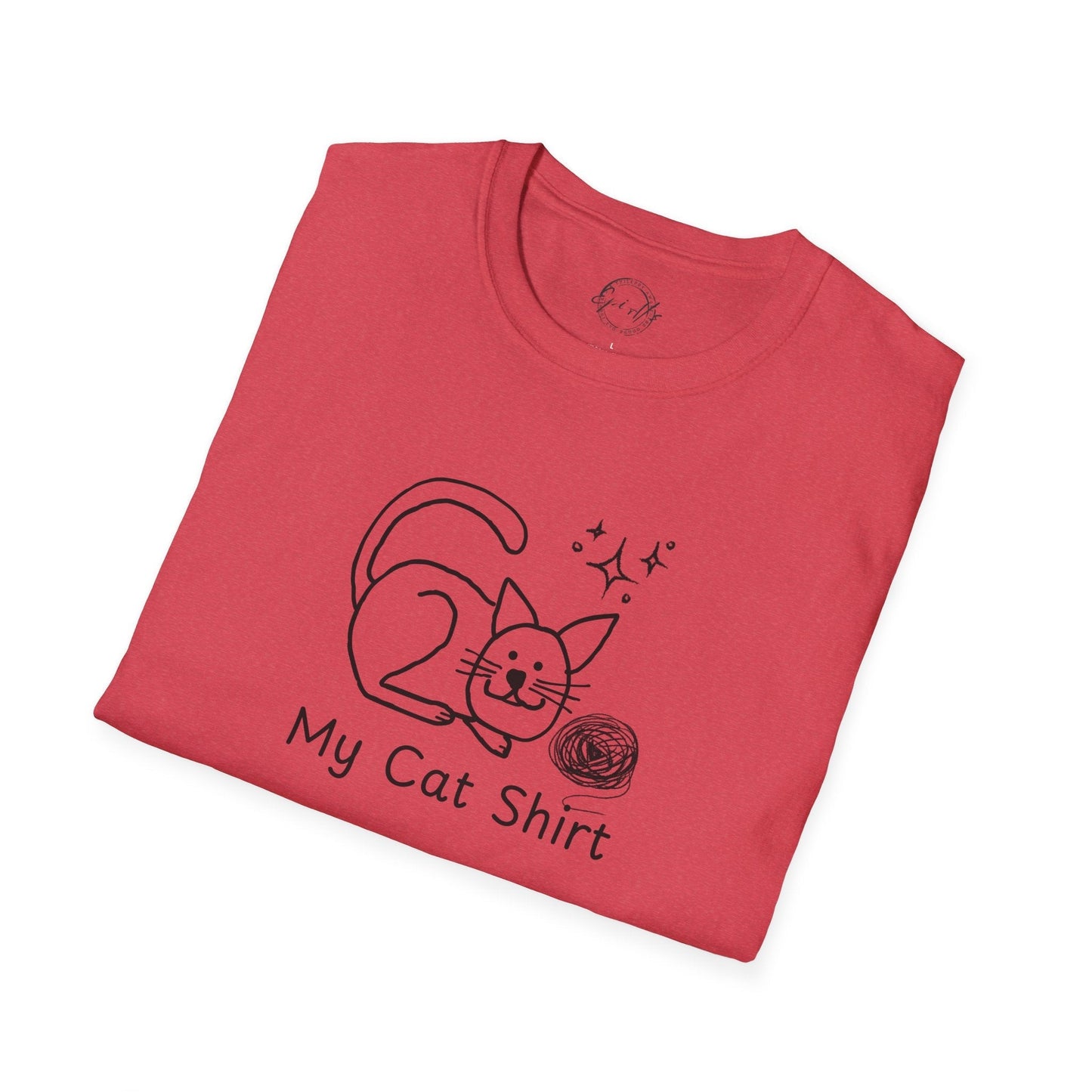 Camiseta Encantadora para Amantes de los Gatos - Tee Unisex Softstyle
