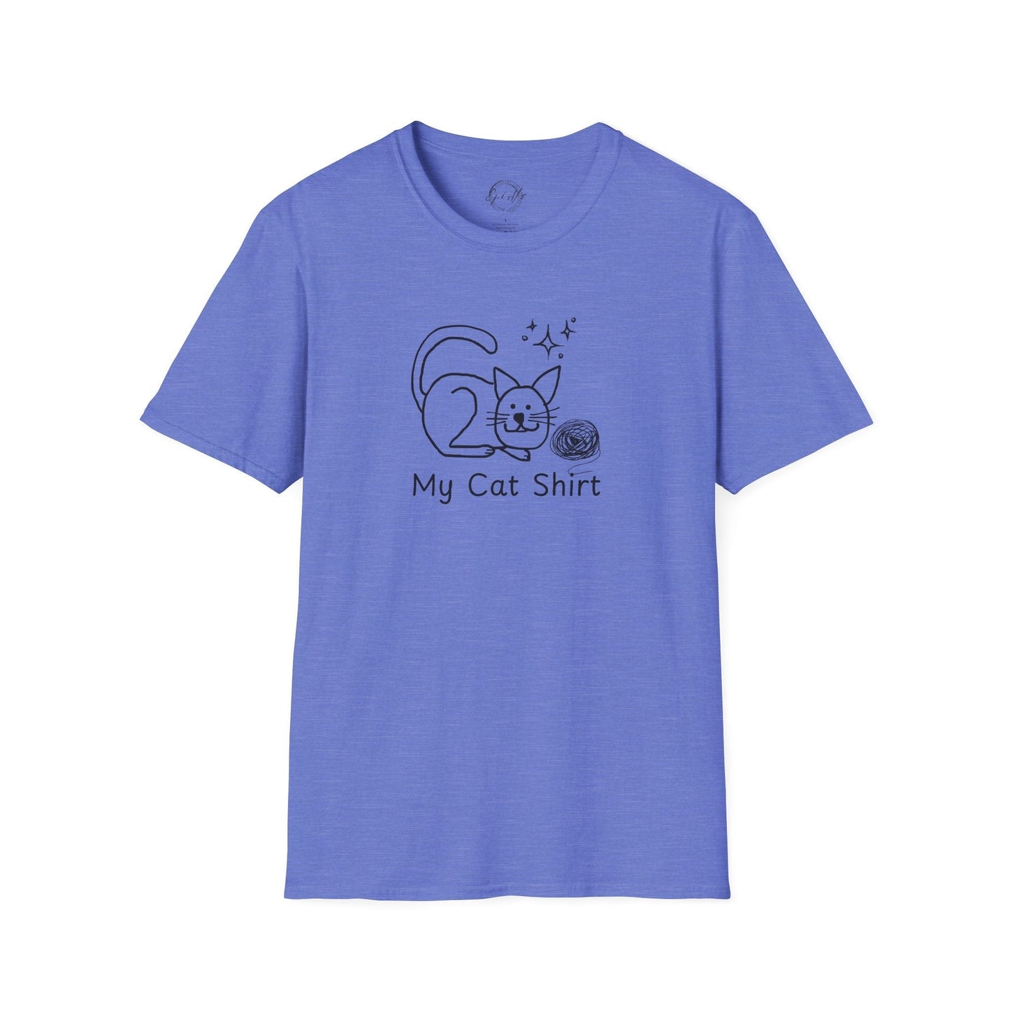 Camiseta Encantadora para Amantes de los Gatos - Tee Unisex Softstyle