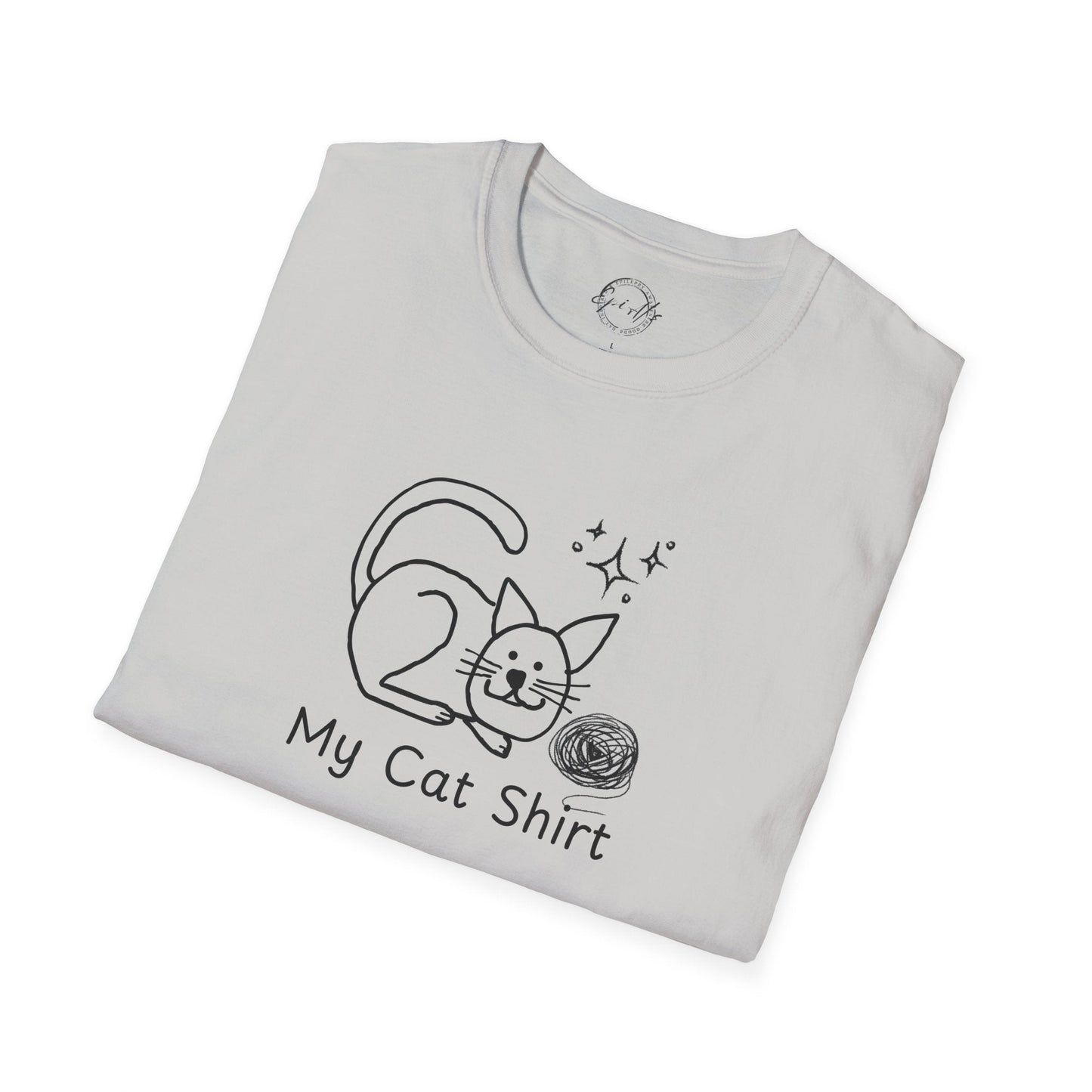 Camiseta Encantadora para Amantes de los Gatos - Tee Unisex Softstyle