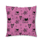 Cute Cat Lover Tufted Floor Pillow - I Love Cats Design