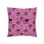 Cute Cat Lover Tufted Floor Pillow - I Love Cats Design