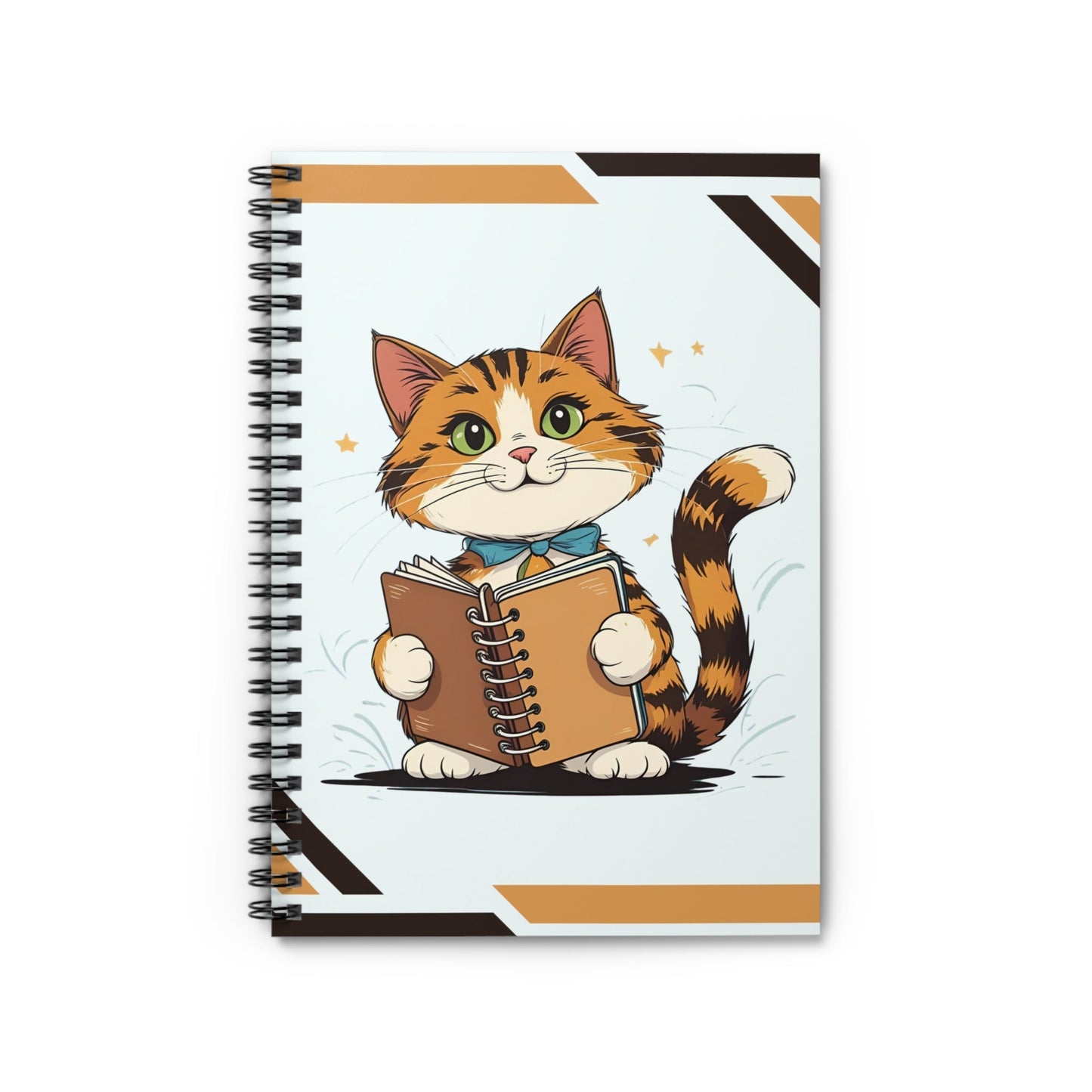 Cute Cat Spiral Notebook for Students