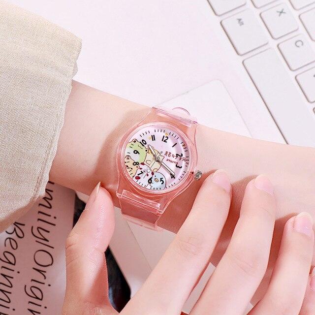 Montre à Quartz Enfant Charmante avec Bracelet Léger