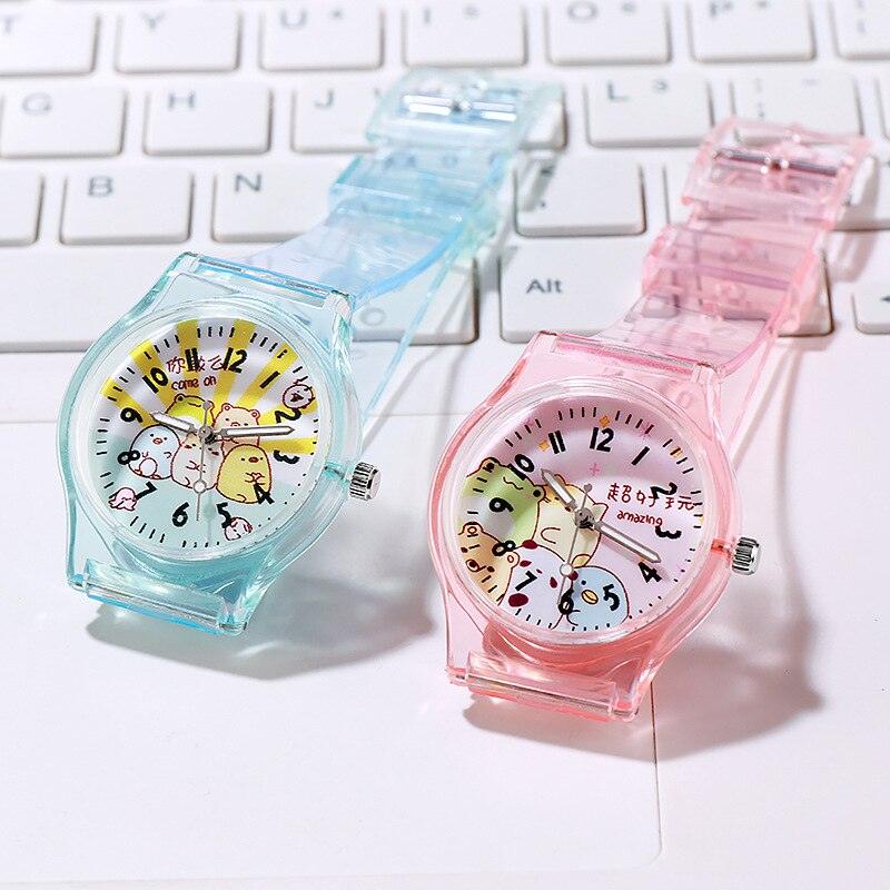 Montre à Quartz Enfant Charmante avec Bracelet Léger