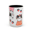 Taza de café de gatos fríos y adorables