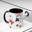 Taza de café de gatos fríos y adorables