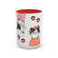 Taza de café de gatos fríos y adorables