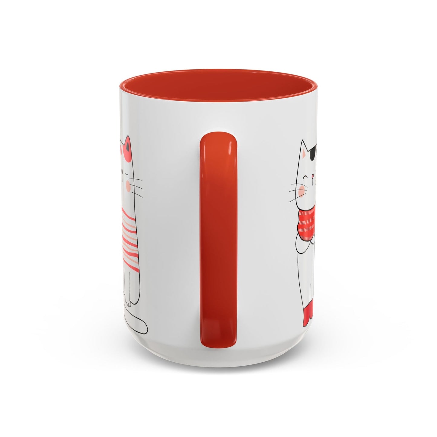 Taza de café de gatos fríos y adorables