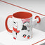 Taza de café de gatos fríos y adorables