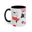 Taza de café de gatos fríos y adorables