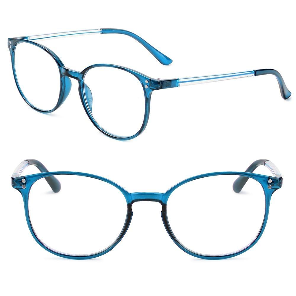 Gafas ópticas transparentes elegantes para una visión mejorada