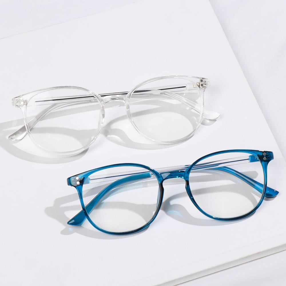 Gafas ópticas transparentes elegantes para una visión mejorada