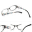 Gafas ópticas transparentes elegantes para una visión mejorada