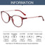 Gafas ópticas transparentes elegantes para una visión mejorada
